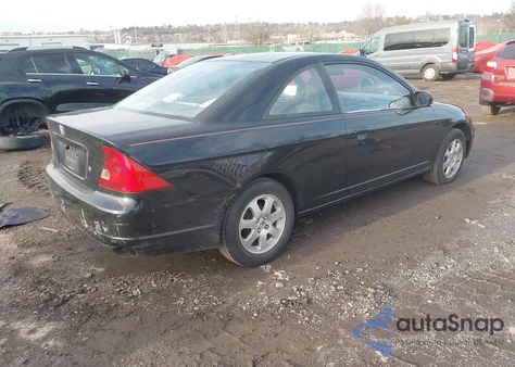 2001 Honda Civic Ex z USA, uszkodzony, nr VIN 1HGEM22991L108104